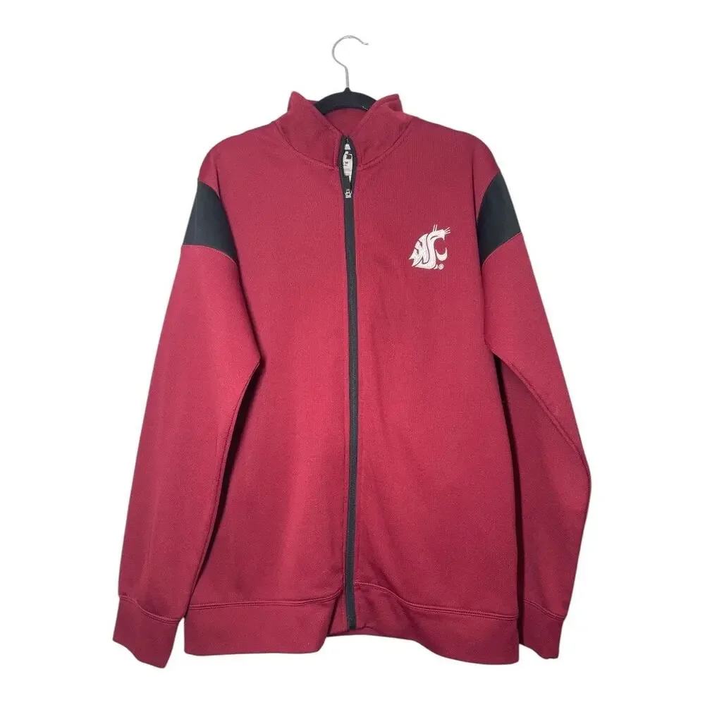 Washington State University WSU Russell Jacket Mens Medium Red